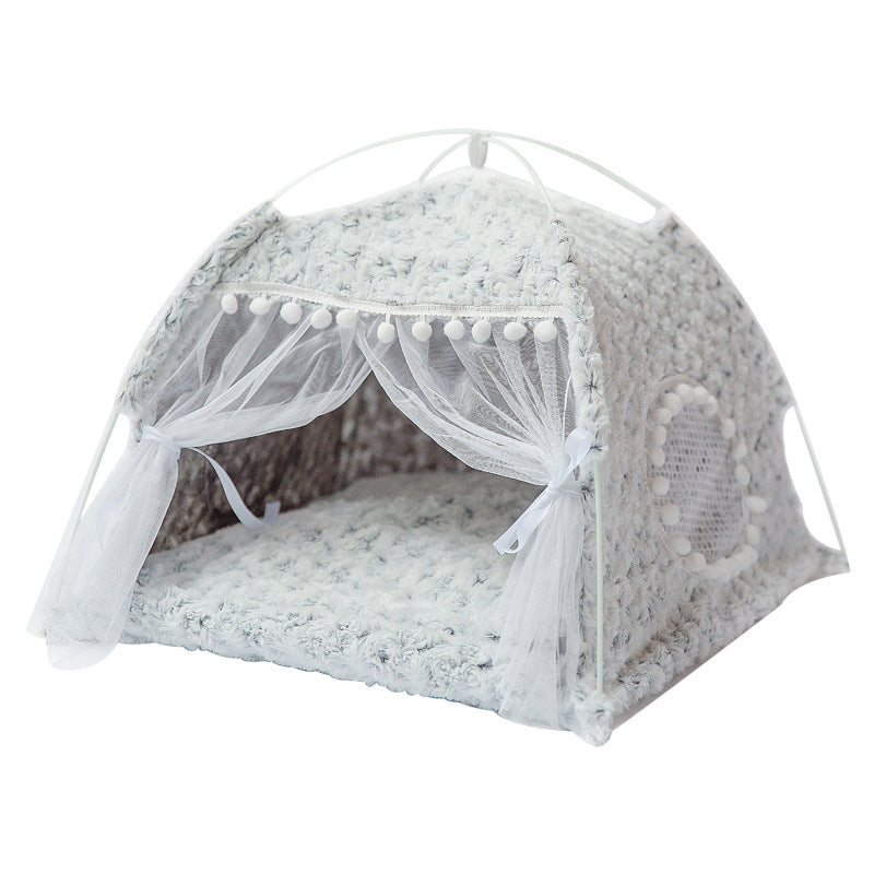 4-Season Semi-Enclosed Villa Kennel for Dogs & Cats