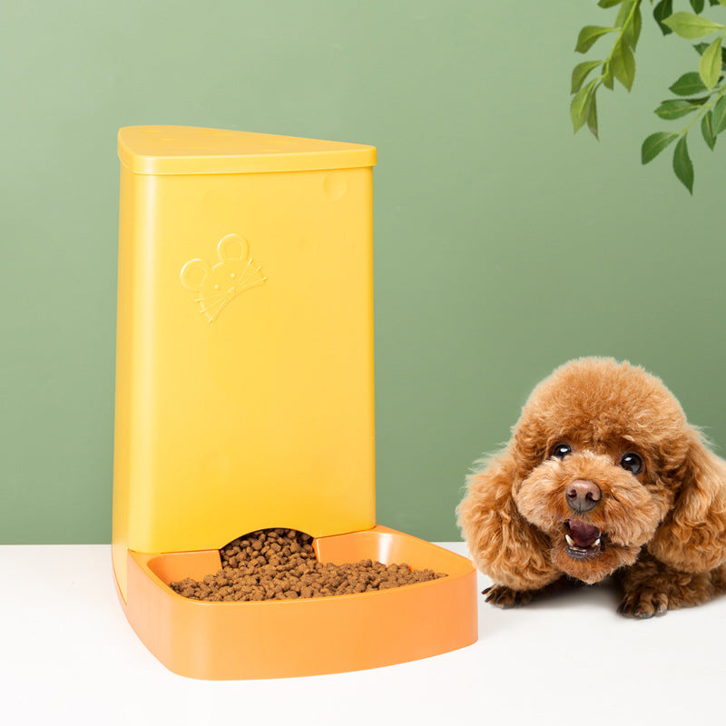 Integrated Auto Feeder & Food Bowl for Cats & Dogs
