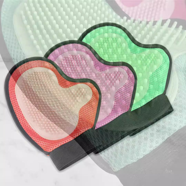 Pet cleaning products hair removal gloves cat grooming and massage gloves