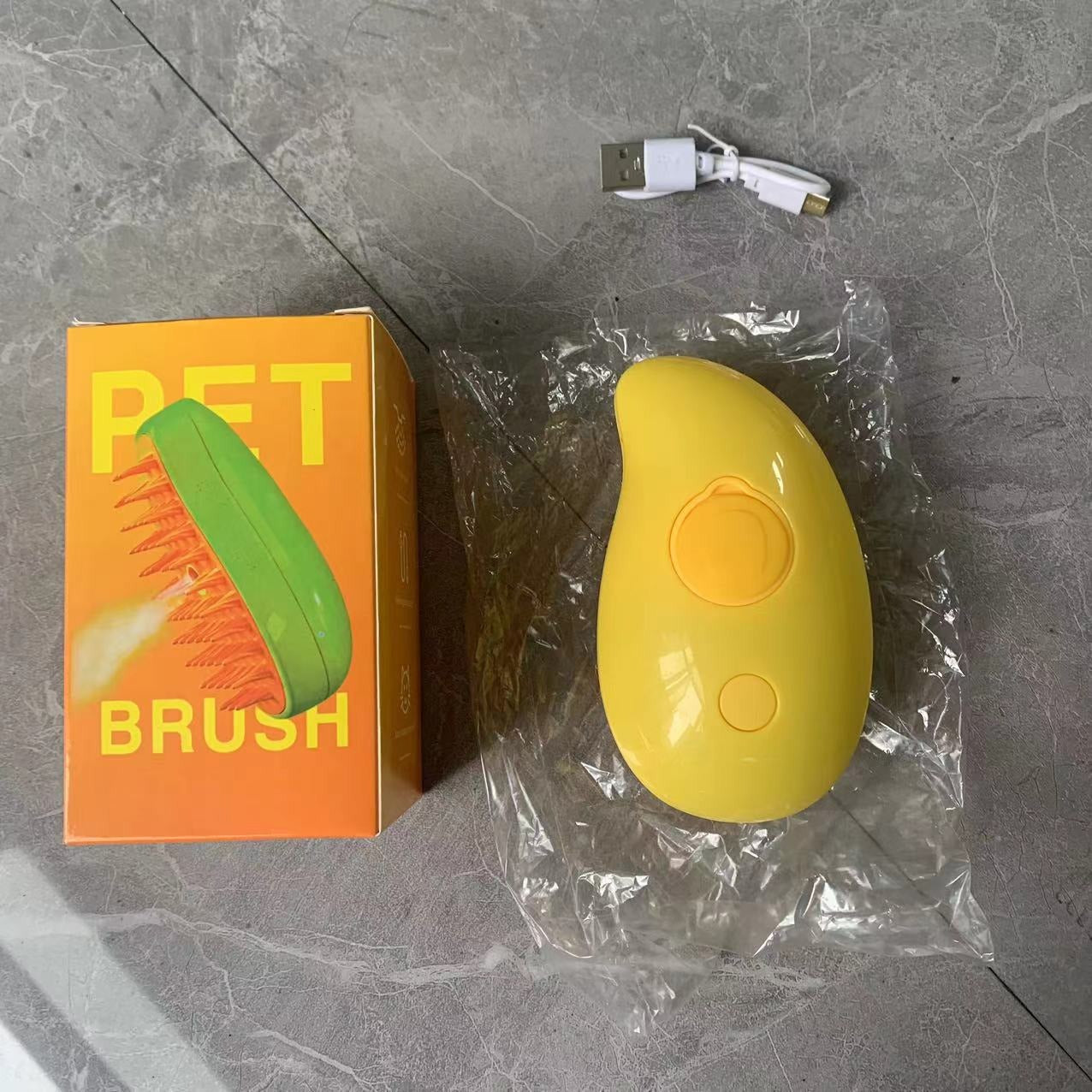2-in-1 Pet Steam Brush