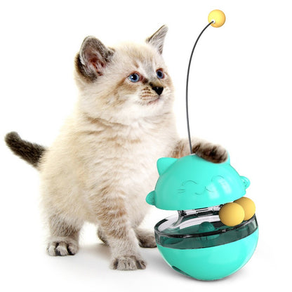 Interactive Treat Tumbler for Cats
