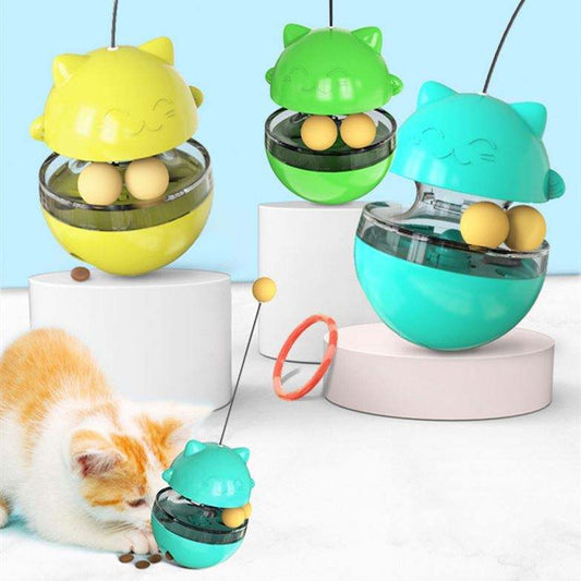Interactive Treat Tumbler for Cats