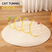 New Pet Products S-shaped Cat Tunnel Toy Foldable Channel Self Hi Cat Toy