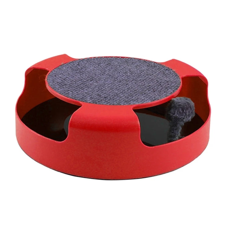 Rotating Cat Wheel Puzzle Game Fun Plate Mouse Teasing Cat Toy Shadowless Little Mouse Cat Toy Pet Supplies