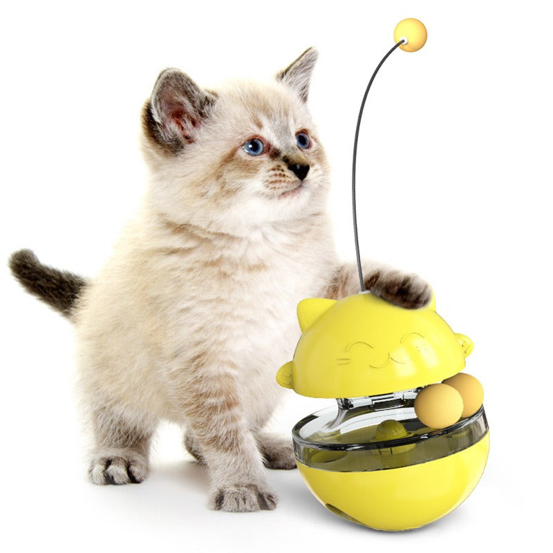 Interactive Treat Tumbler for Cats