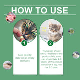 Cat Grass Tablets For Healthy Pets For Cats And Dogs To Absorb Nutrients Rich In Dietary Fiber Tablets