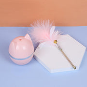 Hot selling feathers, cartoon cat eggs, tumbler toys, voice toys, cartoon cat toys