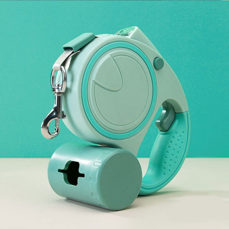 Pet automatic luminous traction rope, dog extendable rope, dog walking rope, chain, cat rope, small and medium-sized dog supplie