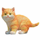 Outdoor cat ornament resin