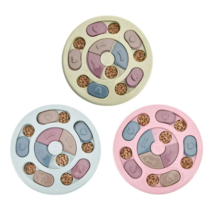 Dog Puzzle Toys Slow Feeder Interactive Increase Puppy IQ Food Dispenser Slowly Eating NonSlip Bowl Pet Cat Dogs Training Game