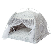Cat Kennel Summer Cat Tent Cat House Semi Enclosed Pet Bed Four Seasons Dog Kennel Villa Bed Supplies