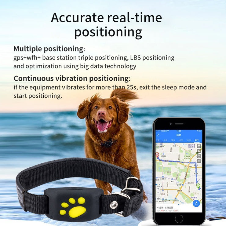 GPS pet locator dog cat tracker pet anti loss tracker global locator cross-border portability