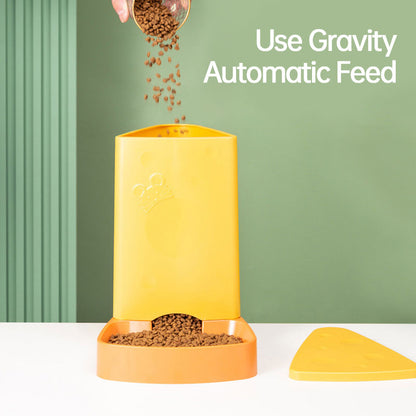 Automatic Cat Feeder Pet Cat Food Dispenser Bowl and Bowl Supplies Integrated Cat Feeding Device