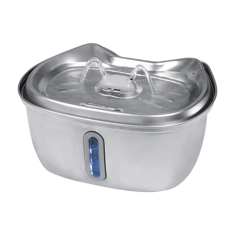 FlowFresh Water Fountain — Stainless Steel (3L)