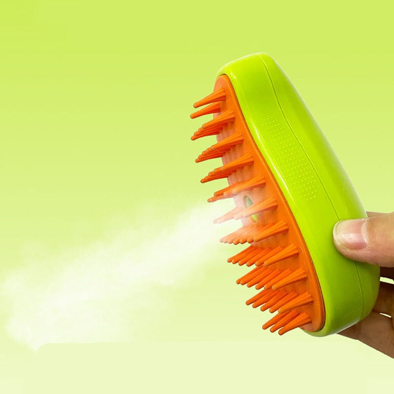 2-in-1 Pet Steam Brush