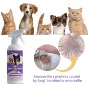 Pet Skin Relief Spray, Relieves Dog And Cat Skin Itchiness Eliminates Mites Cleaning Care Spray