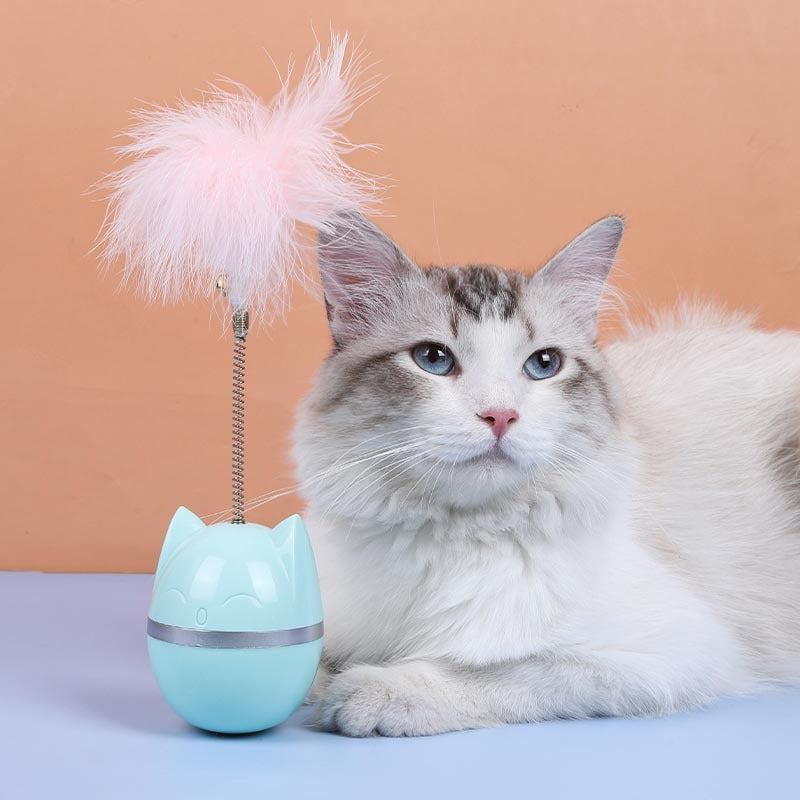 Feather Tumbler Cat Toy