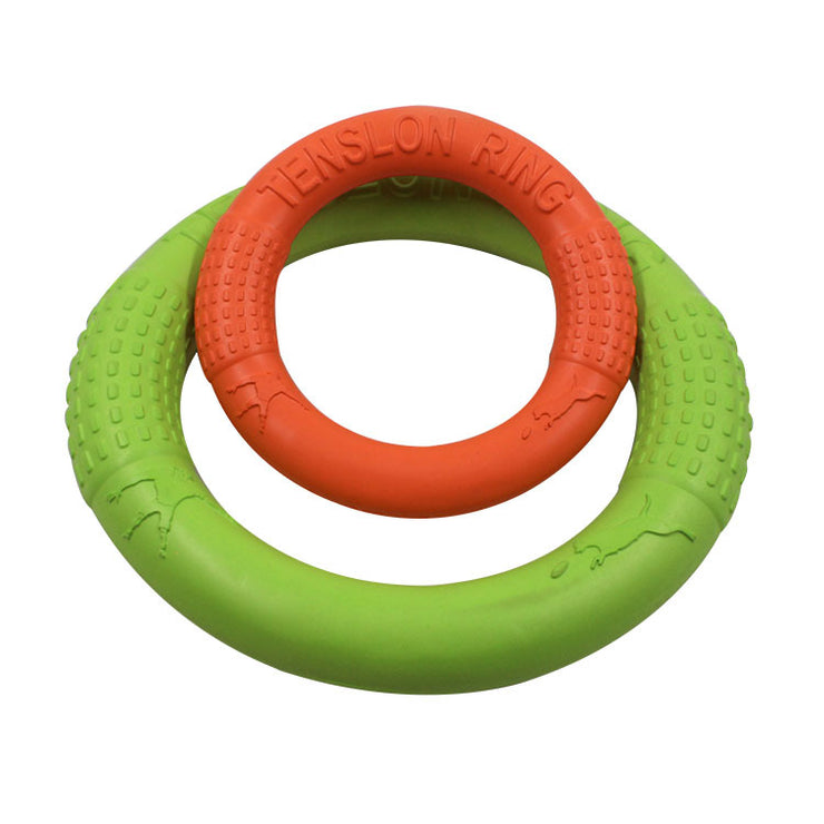 EVA Pet Tug Ring Wholesale Dog Flying Disc Foam Chew-Resistant Training Toy Outdoor Frisbee Toy for Dogs