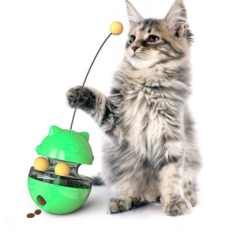 Interactive Treat Tumbler for Cats